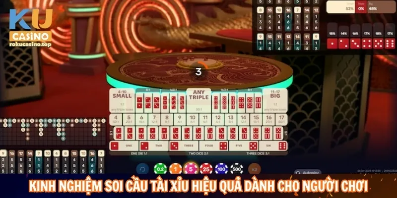 Kinh nghiệm soi cầu tài xỉu hiệu quả dành cho người chơi