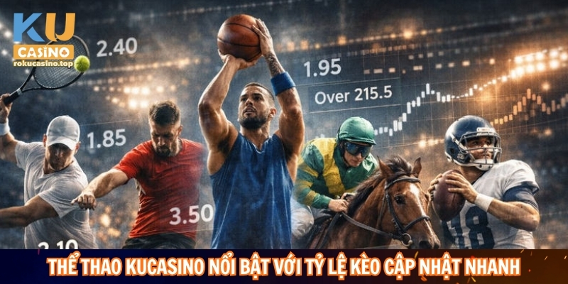 Thể thao Kucasino nổi bật với tỷ lệ kèo cập nhật nhanh